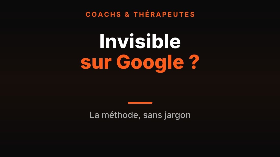 Vidéo de présentation de la formation SEO pour coachs et thérapeutes